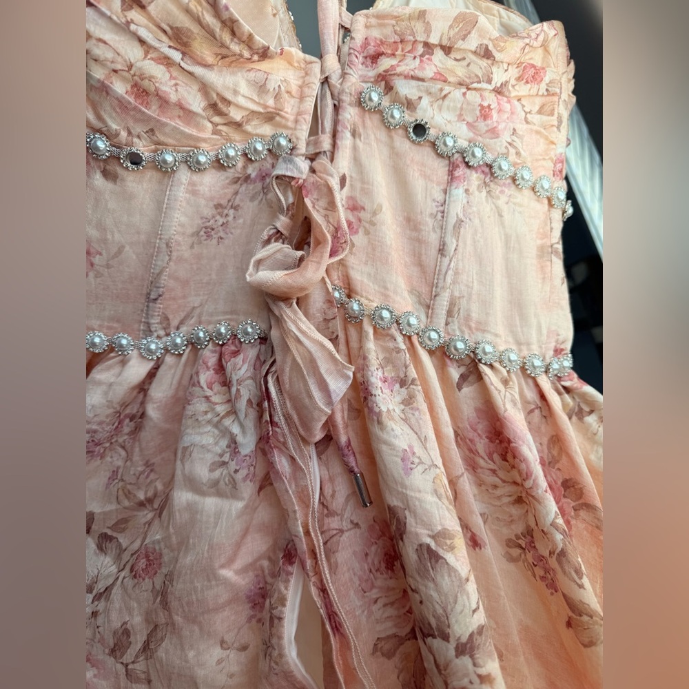 Floral Ruffle Maxi Dress - Picture 12 of 14